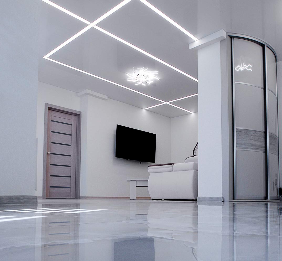 Spanndecke mit Beleuchtung in Brakel