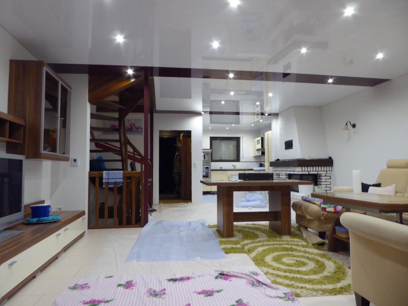 Innenausbau: Spanndecke in Haltern