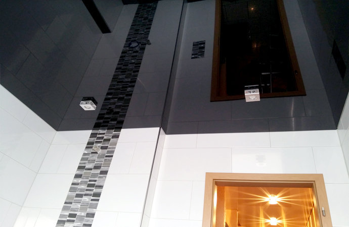 Moderne Decke (Spanndecke) – Recke