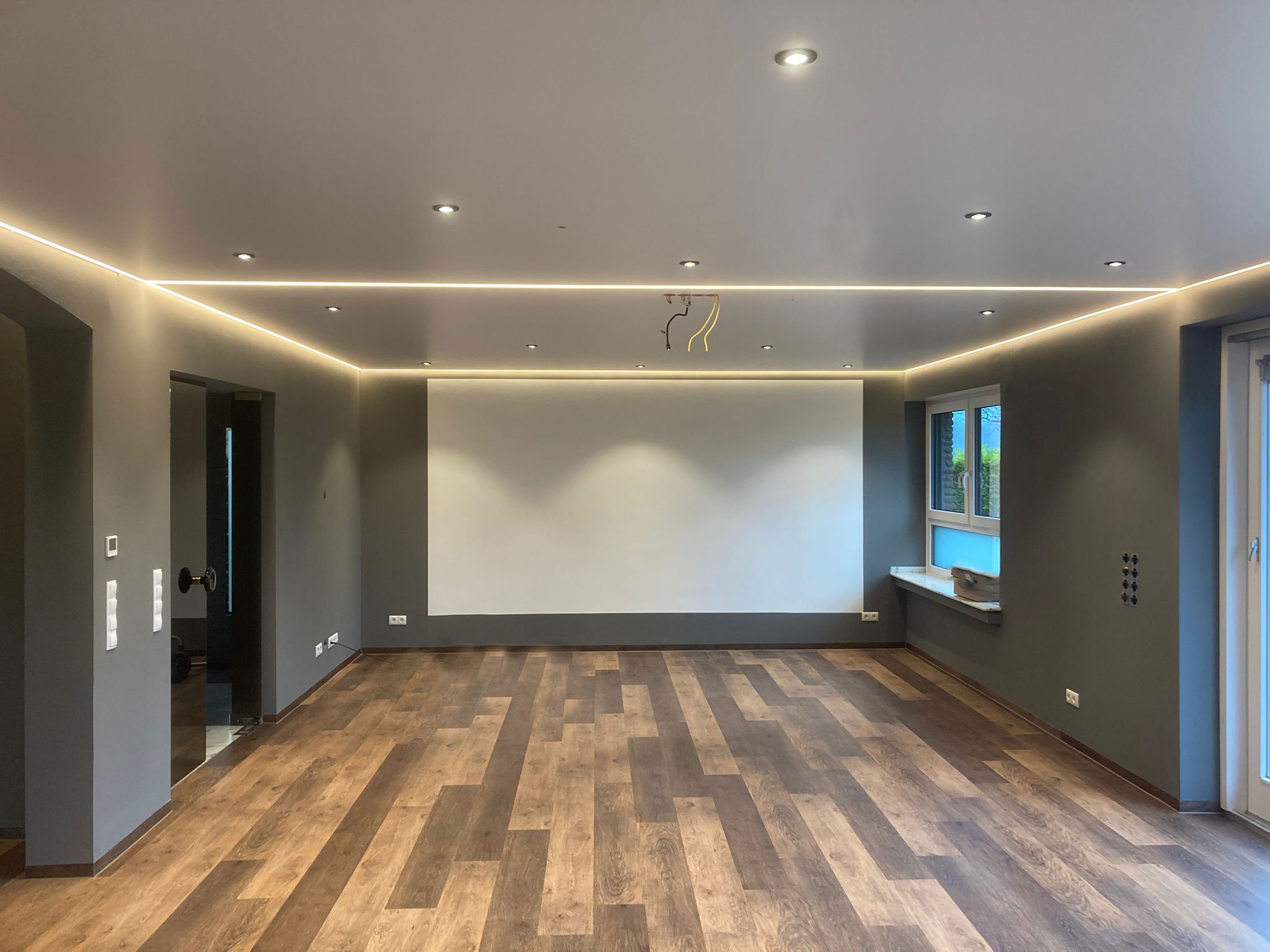 Innenausbau: Spanndecke in Langenberg